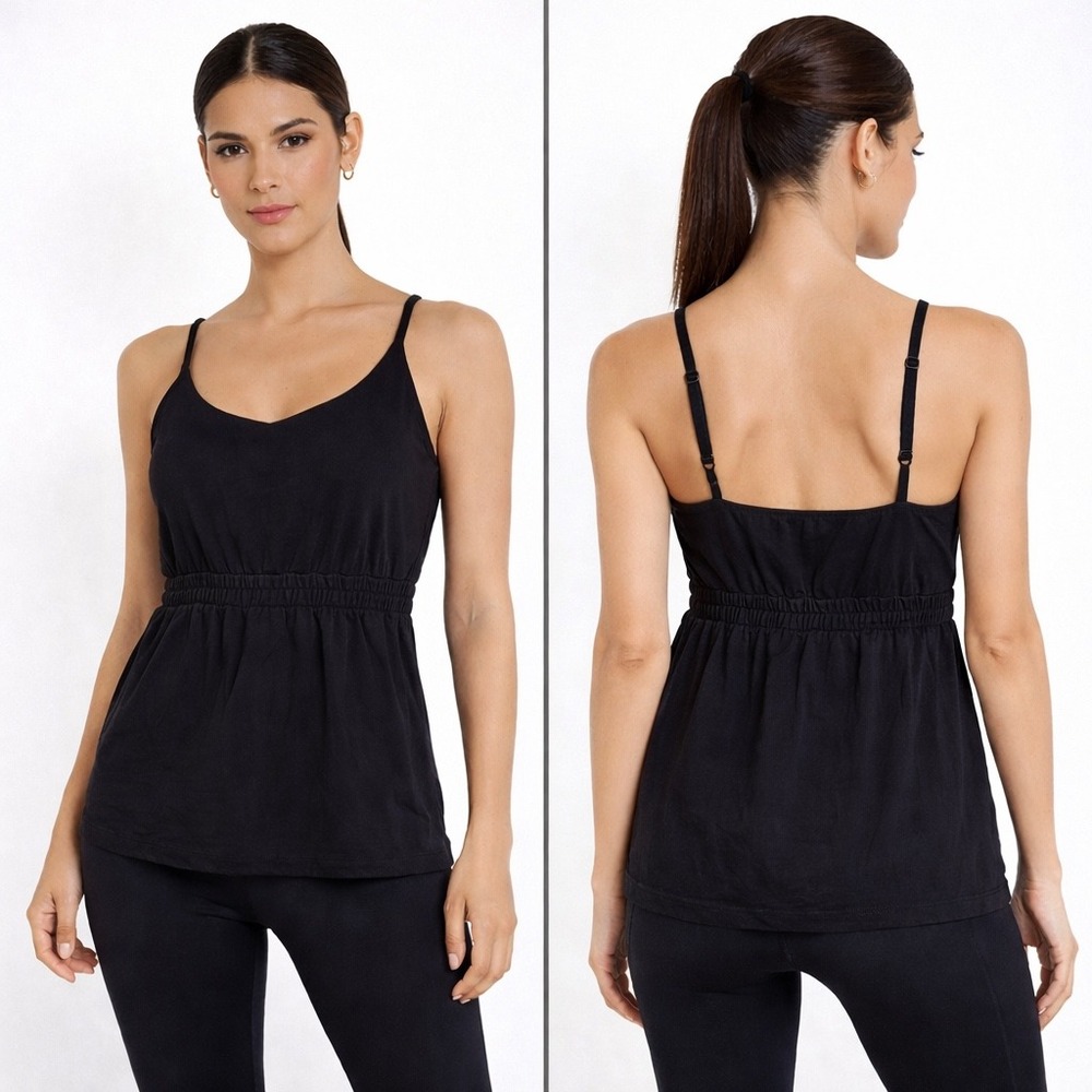 Lululemon Athletica Bliss Tank Black Adjustable Straps Size SM See Measurements